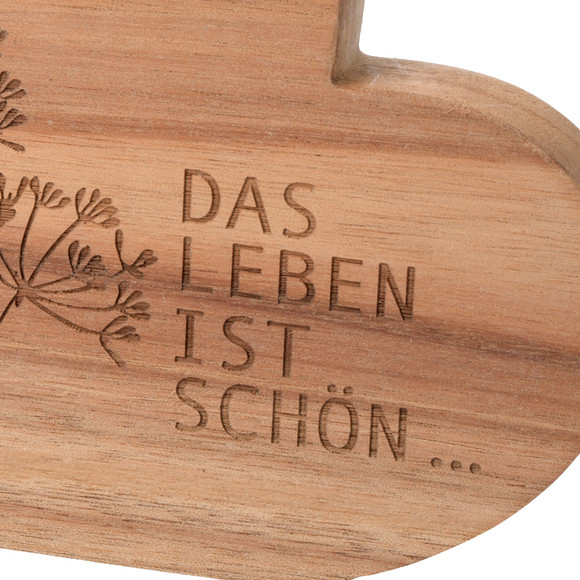 Deko-Aufsteller Herz mit Spruch