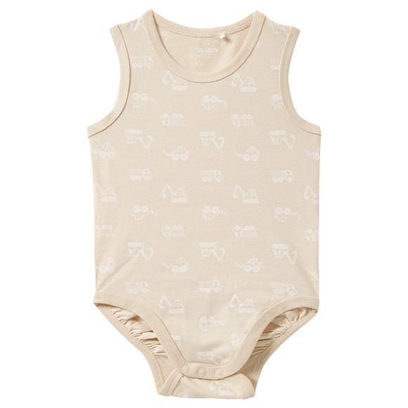 Baby Body mit Fahrzeuge-Print