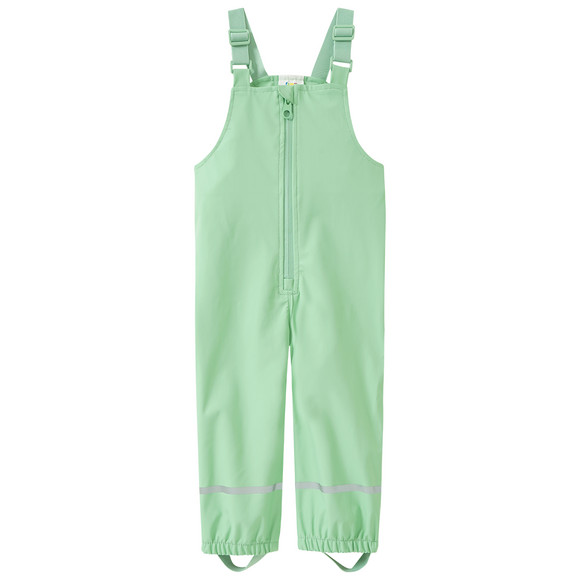 Baby Regenhose mit Beschichtung hellgrün