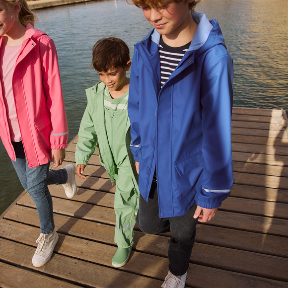 Kinder Regenjacke mit Beschichtung