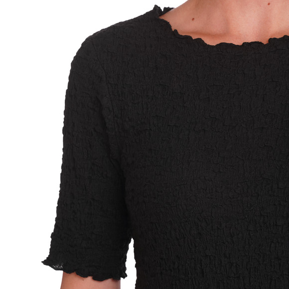 Damen T-Shirt in Crepp-Optik