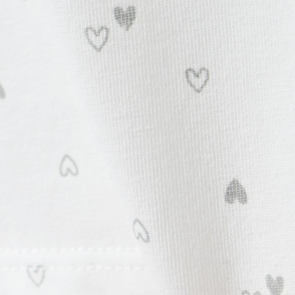 2 Mädchen Unterhemden unifarben