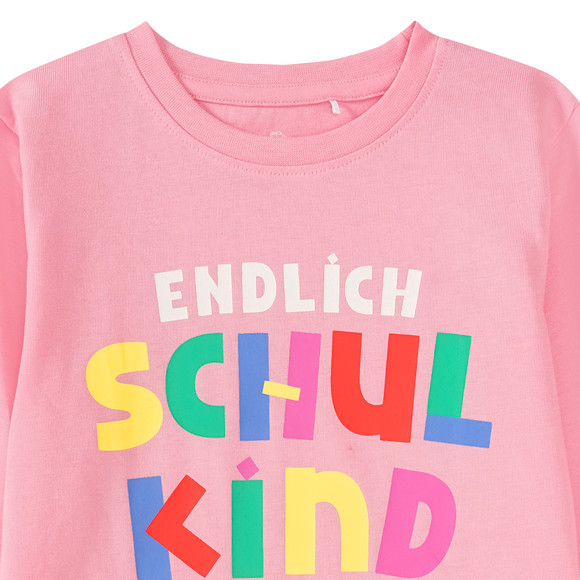 Mädchen Langarmshirt zur Einschulung
