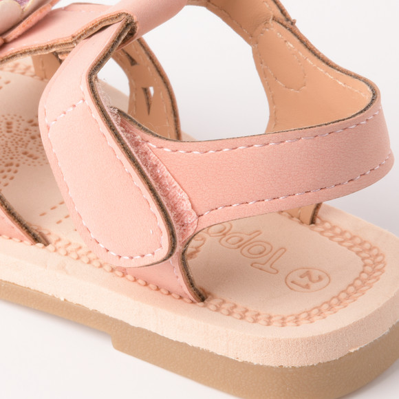 Baby Sandalen mit Blumen-Applikation