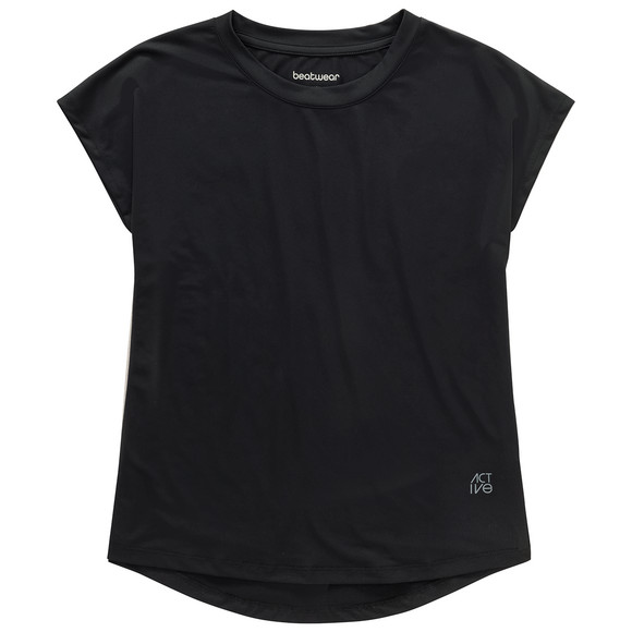 Mädchen Sport-T-Shirt unifarben