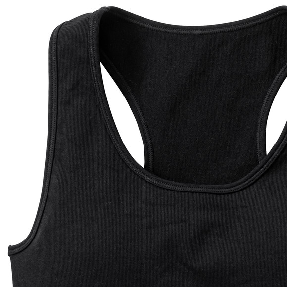 Meisjes sportbustier met geribbelde textuur