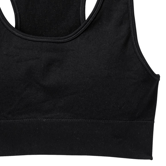 Meisjes sportbustier met geribbelde textuur