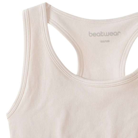 Mädchen Sport-Bustier mit Rippstruktur