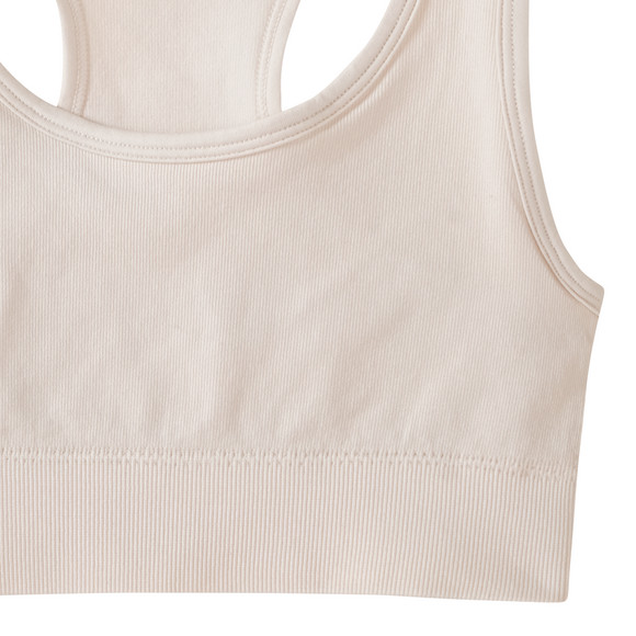 Mädchen Sport-Bustier mit Rippstruktur