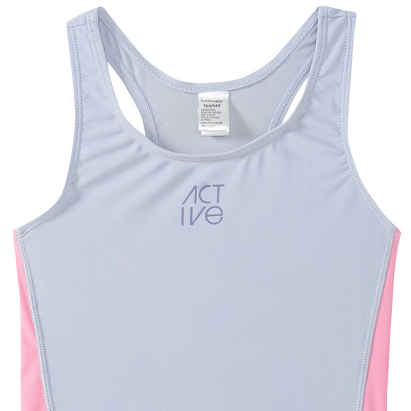 Mädchen Sport-Badeanzug mit Ringerrücken