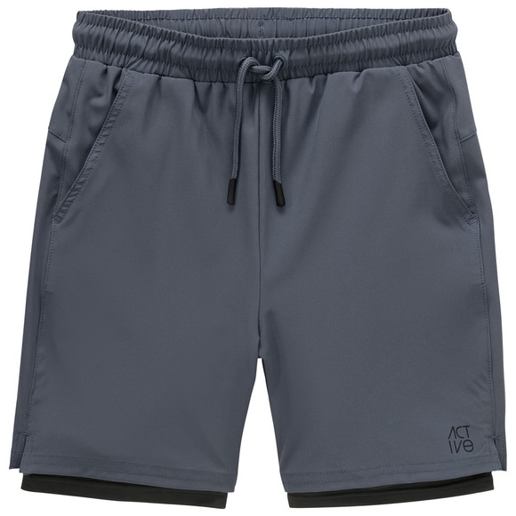 Jungen Sporthose zweilagig