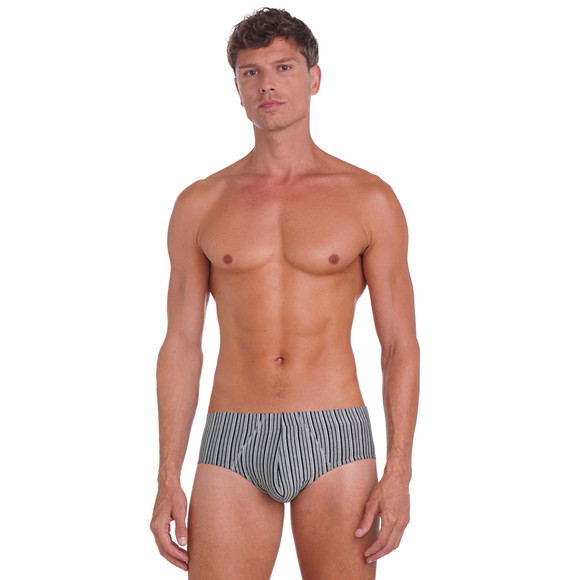 Herenslip met strepen