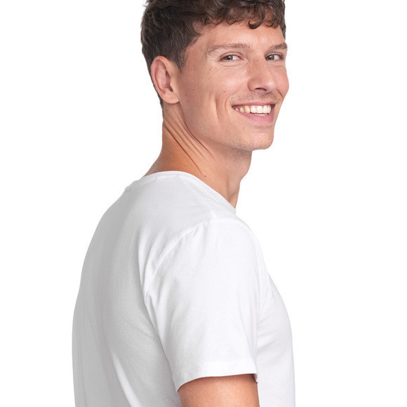 2 Heren T-Shirts met ronde halslijn