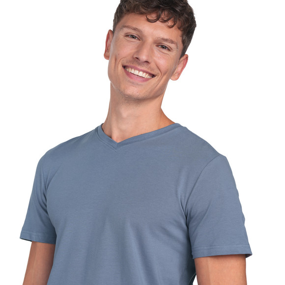 2 Herren T-Shirts mit V-Ausschnitt