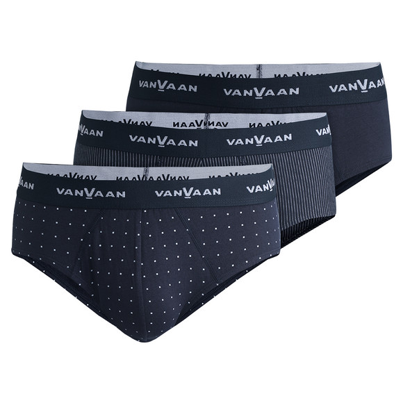 3 Herren Slips im Set dunkelblau