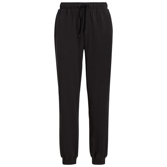 Herenslaapbroek met trekkoord zwart