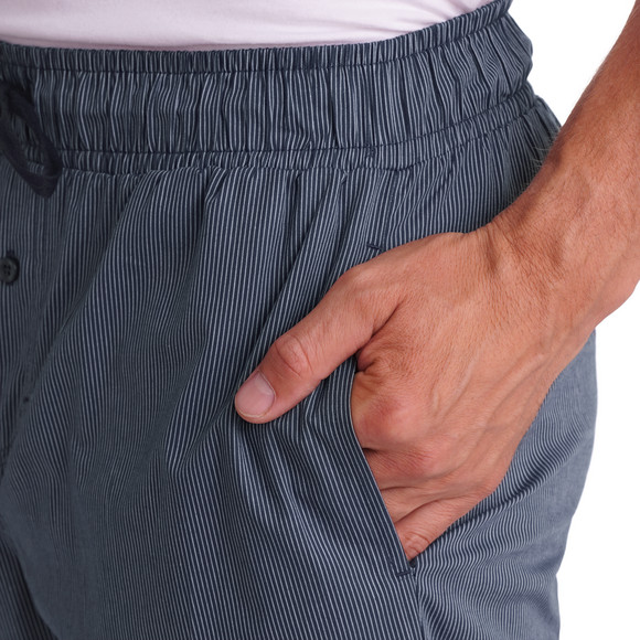 Herren Schlafhose mit Streifen-Muster