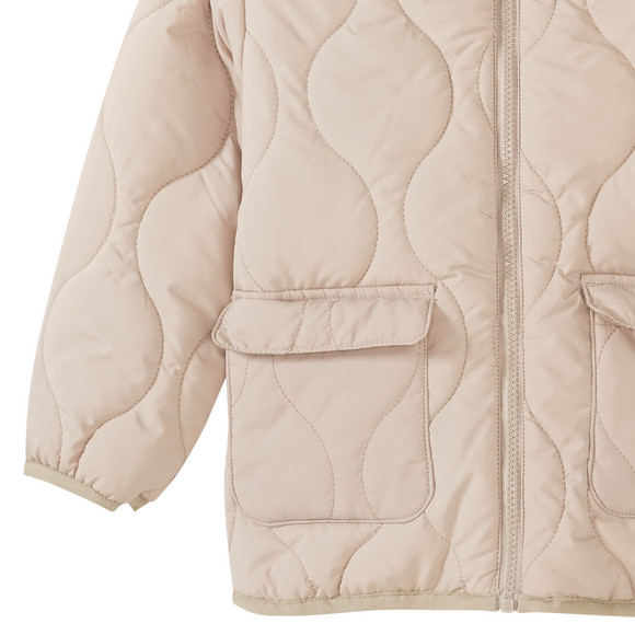 Mädchen Steppjacke mit Kapuze