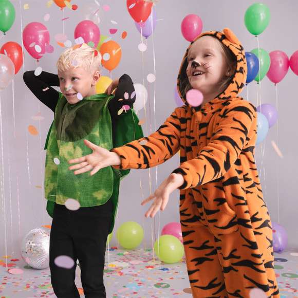 Kostüm Tiger aus Plüsch