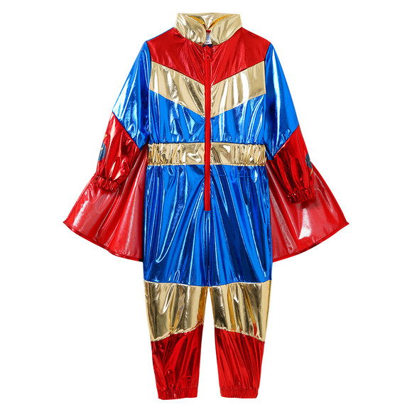 Kostüm Superheld glänzend