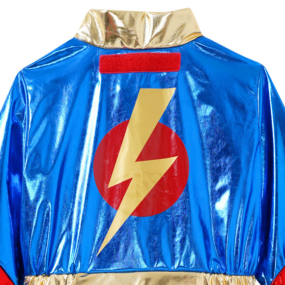 Kostüm Superheld glänzend