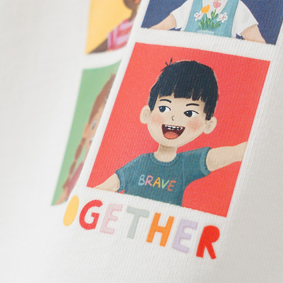 Kinder T-Shirt mit Message-Print