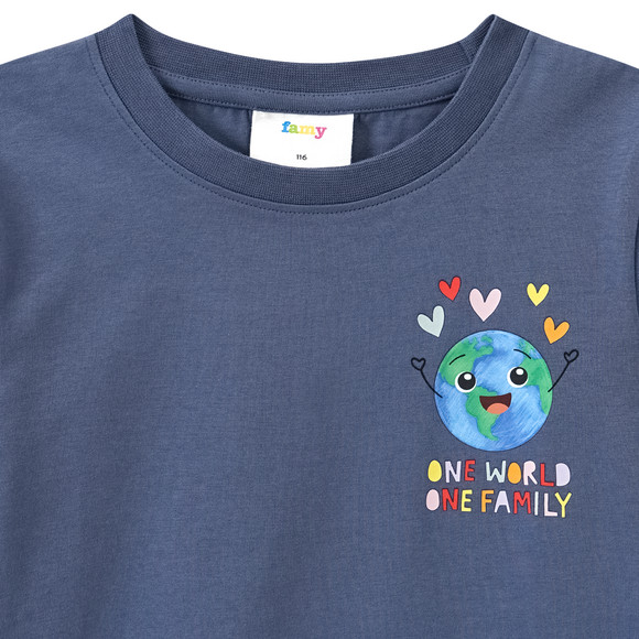 Kinder T-Shirt mit Message-Print