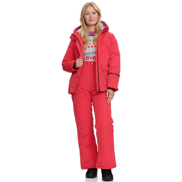 Dames gewatteerd jack met capuchon