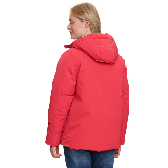 Dames gewatteerd jack met capuchon