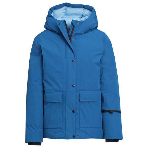 Dames gewatteerd jack met capuchon