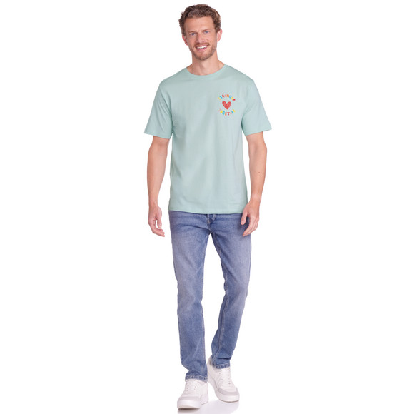 Heren T-shirt met tekstprint
