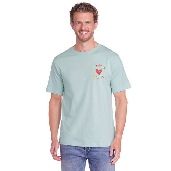 Heren T-shirt met tekstprint