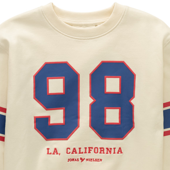 Sweater voor jongens in collegestijl