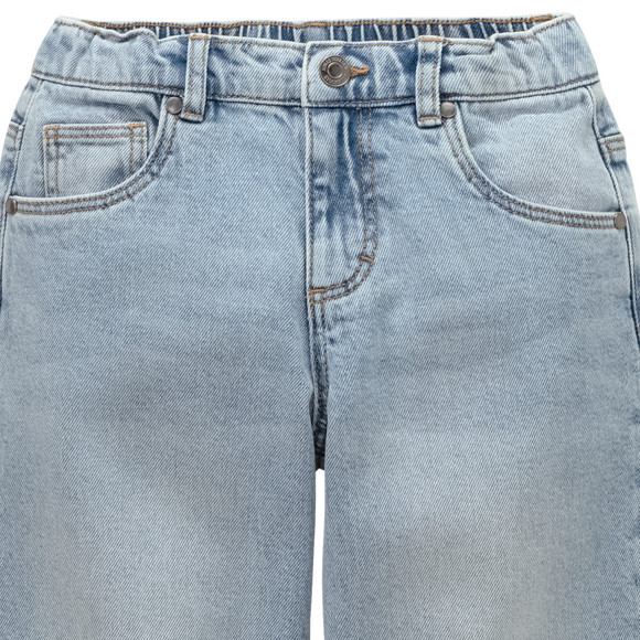 Jungen Straight-Jeans mit verstellbarem Bund
