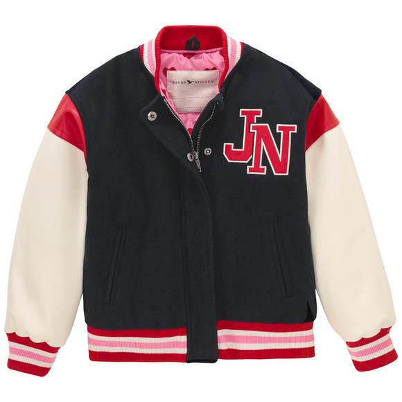 Mädchen College-Jacke mit Backprint