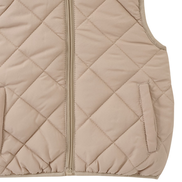 Baby Steppweste mit Sweatkapuze