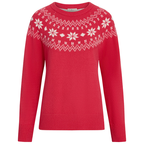 DamenStrickpullovermitMuster