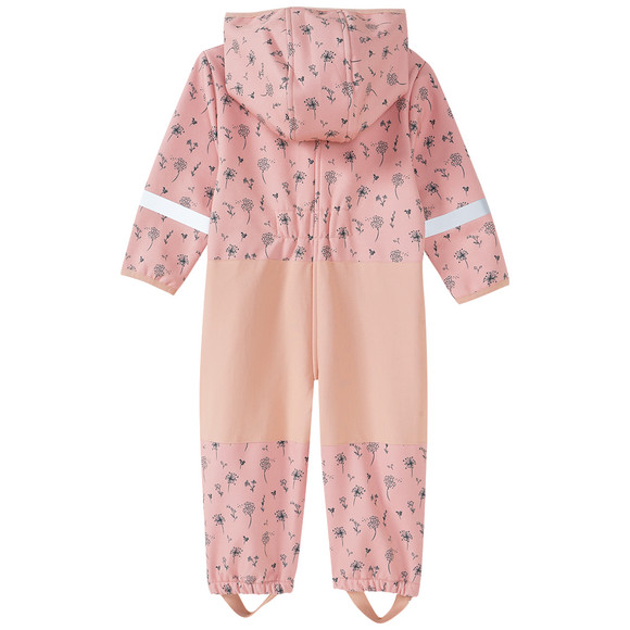 Baby Softshelloverall mit Blümchen