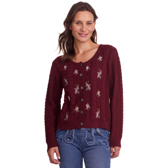 Damen Strickjacke mit Stickereien