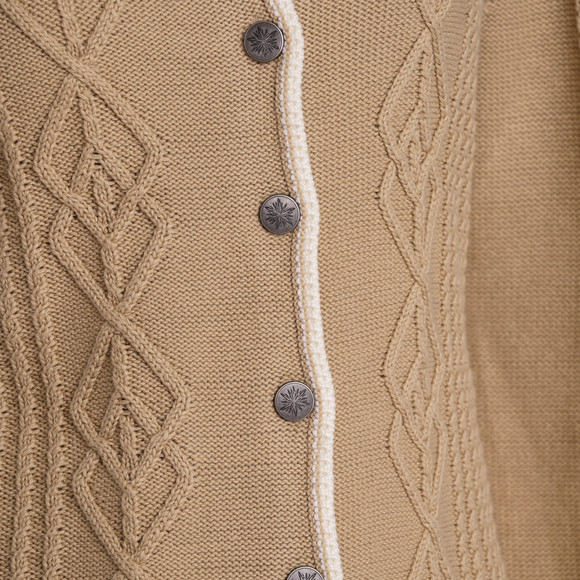 Damen Strickjacke in Flecht-Struktur