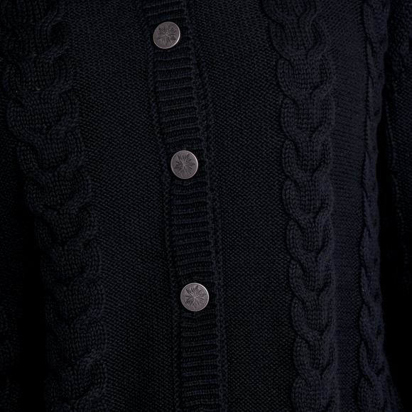 Dames vest met vlechtpatroon