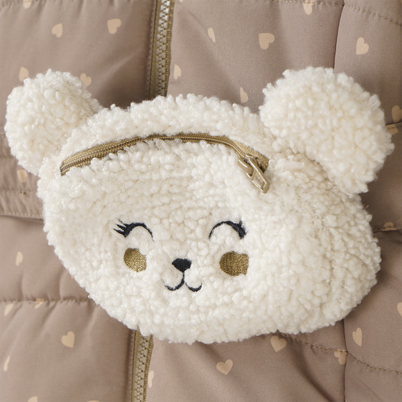 Meisjesparka met kleine zak