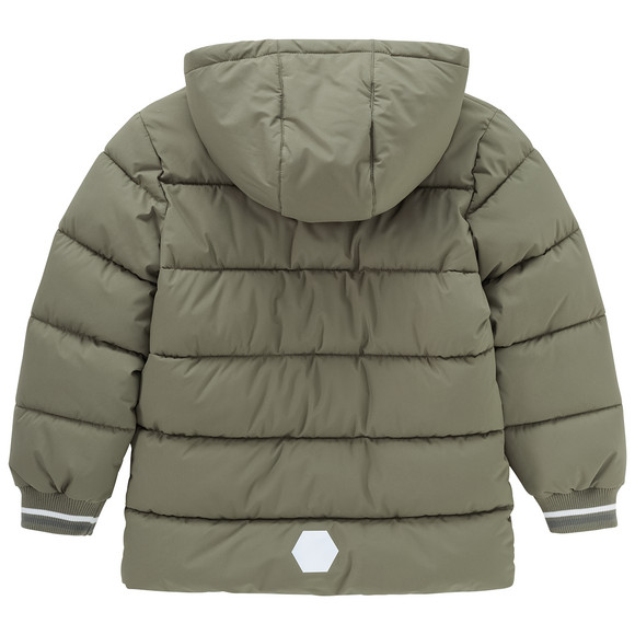 Gewatteerd jongensjack met warme voering