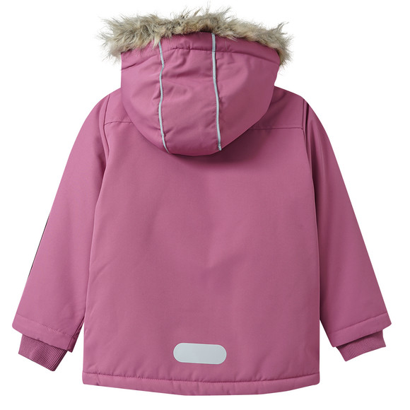 Meisjesparka met imitatiebont