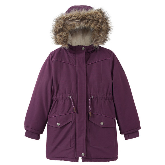 Meisjes parka met zachte voering
