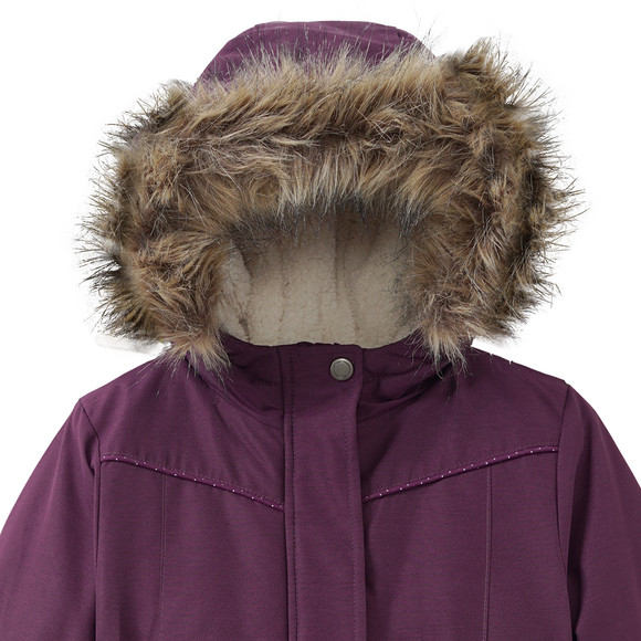 Meisjes parka met zachte voering