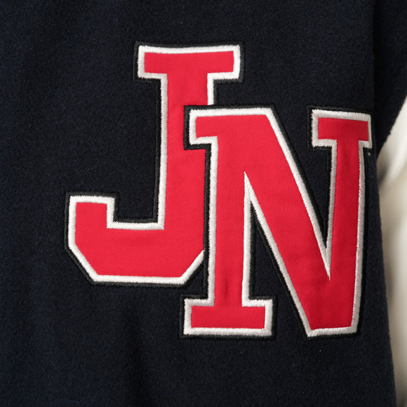 Herren Collegejacke mit Backprint