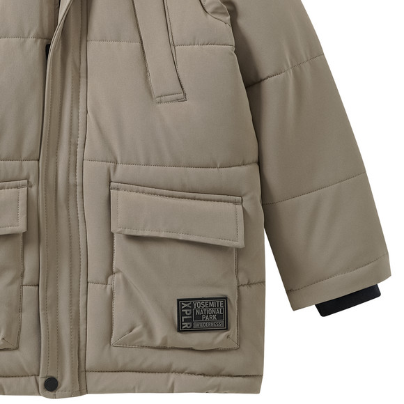 Jungen Steppjacke mit Pattentaschen