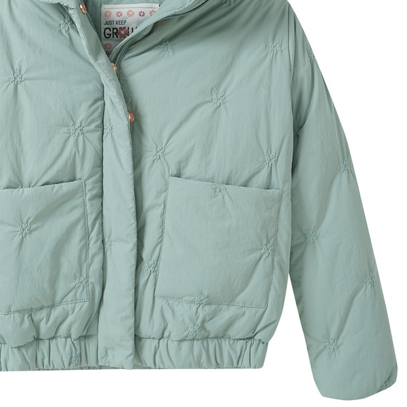 Meisjesjas met borduursel