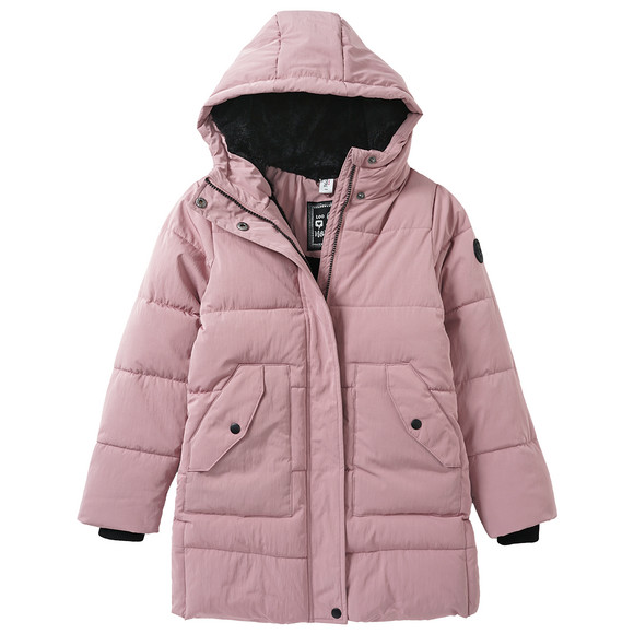 Gewatteerd jack met capuchon voor Meisjes